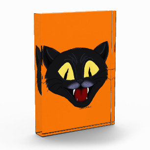 Halloween Black Cat Photo Block