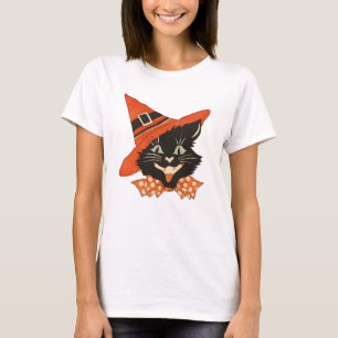 Halloween Black Cat T-Shirt