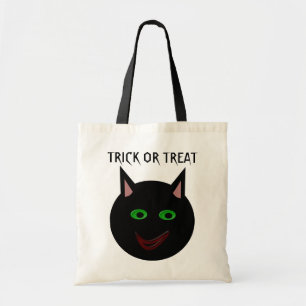Halloween Black Cat Trick or Treat Bag