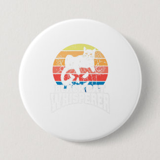 Halloween Black Cat Whisperer 7.5 Cm Round Badge