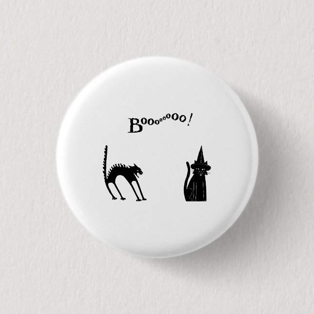 Halloween Black Cats  3 Cm Round Badge (Front)