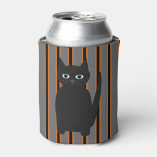 Halloween Black Cats Can Cooler