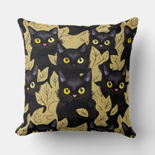 Halloween Black cats Cushion