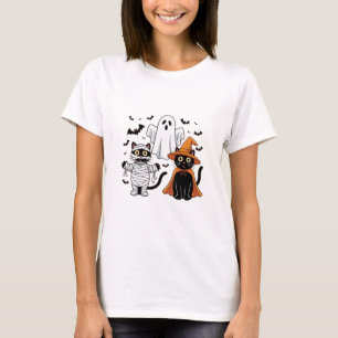 Halloween Black Cats – Cute & Spooky Design T-Shirt