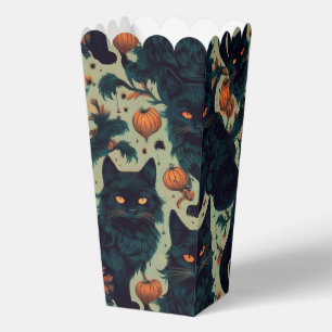 Halloween black cats favour box