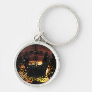 Halloween Black Cats Patrol Key Chains