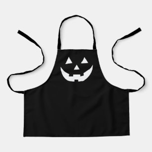 Halloween black Jack o lantern pumpkin costume  Apron