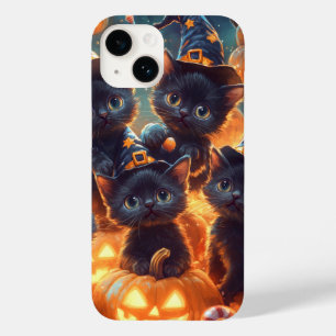 Halloween Black Kittens Case-Mate iPhone 14 Case