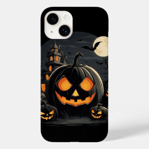 Halloween black pumpkin iPhone / iPad cases