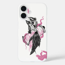 Halloween Black Raven Gothic Apple iPhone 16 Case 