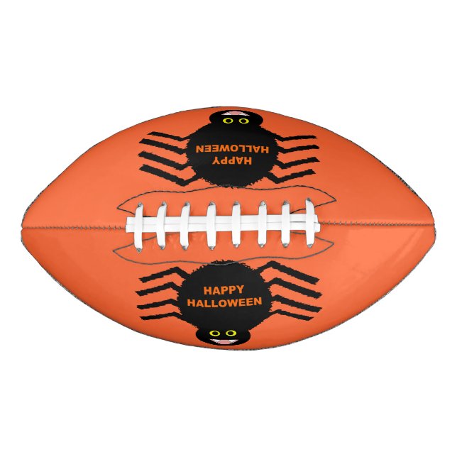 Halloween Black Spider Football American Football (Front)