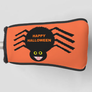 Halloween Black Spider Golf Putter Cover