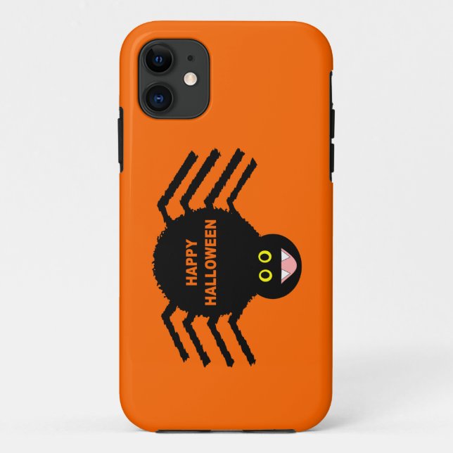Halloween Black Spider iPhone 5 Case (Back)