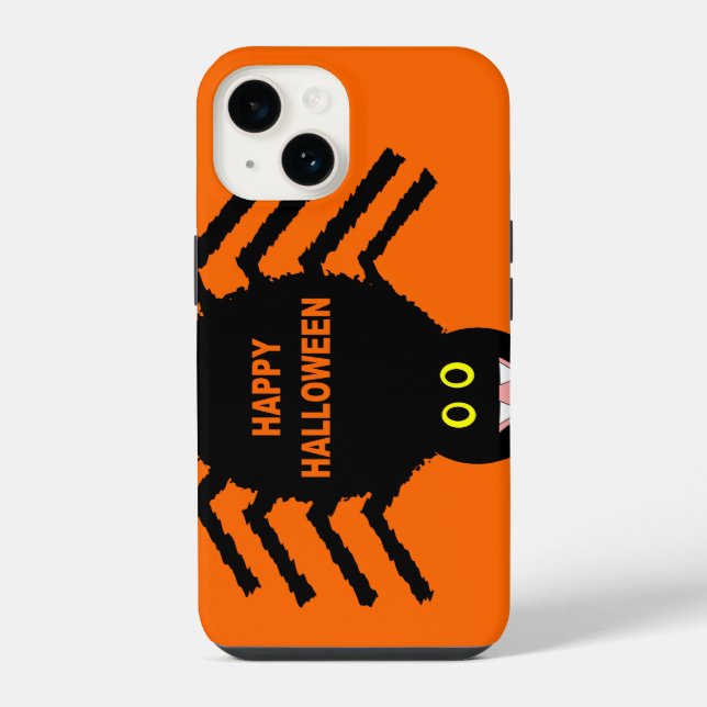 Halloween Black Spider iPhone Case (Back)