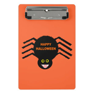 Halloween Black Spider Mini Clipboard