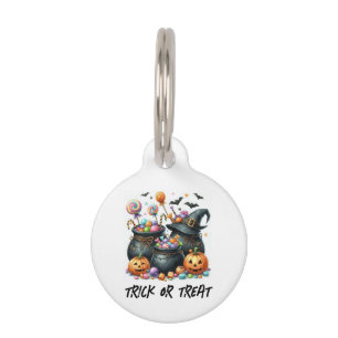 Halloween black week Round Pet Tag