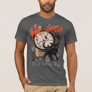 HALLOWEEN BLACK WITCHES CAT MEN'S T-Shirt