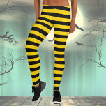 Halloween Black & Yellow Costume Leggings<br><div class="desc">Halloween Black and Yellow costume leggings. These leggings are great for a Bee Costume!</div>