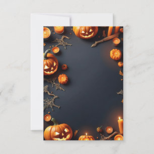 Halloween Blank Invitation Card