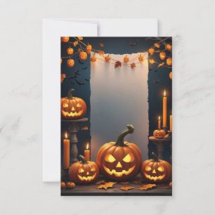 Halloween Blank Invitation Card