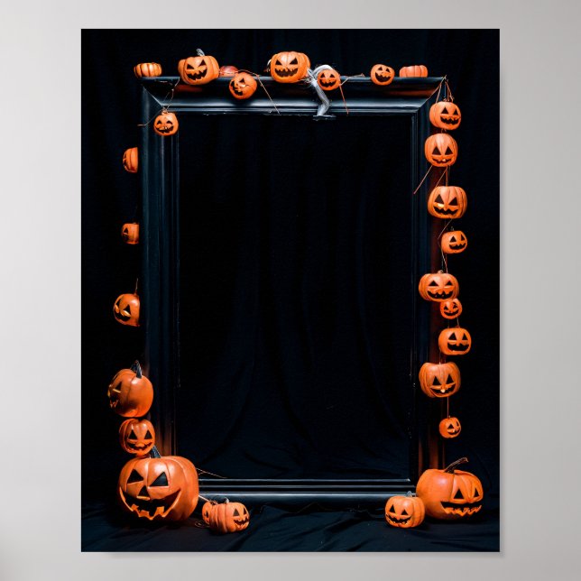 Halloween Blank Invitation Poster #1 (Front)