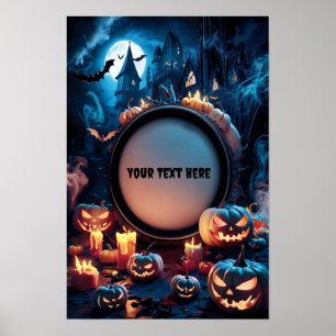 Halloween Blank Invitation Poster #8