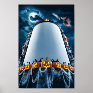 Halloween Blank Invitation Poster Frame #9