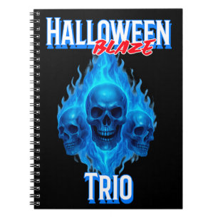 Halloween Blaze Trio Notebook