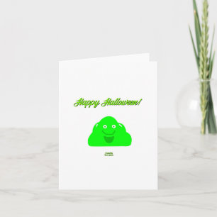 Halloween Blob Vertical Greeting Card