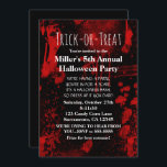 Halloween Blood Splatters Costume Party Invitation<br><div class="desc">Halloween Blood Splatters Costume Party Invitation.</div>