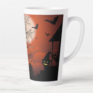 Halloween Bloody Moonlight Nightmare Latte Mug