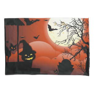 Halloween Bloody Moonlight Nightmare Pillowcase