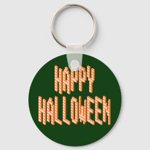 Halloween Blox Text Key Ring