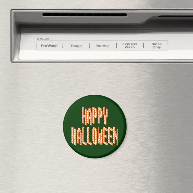 Halloween Blox Text Magnet (In Situ (Dishwasher))