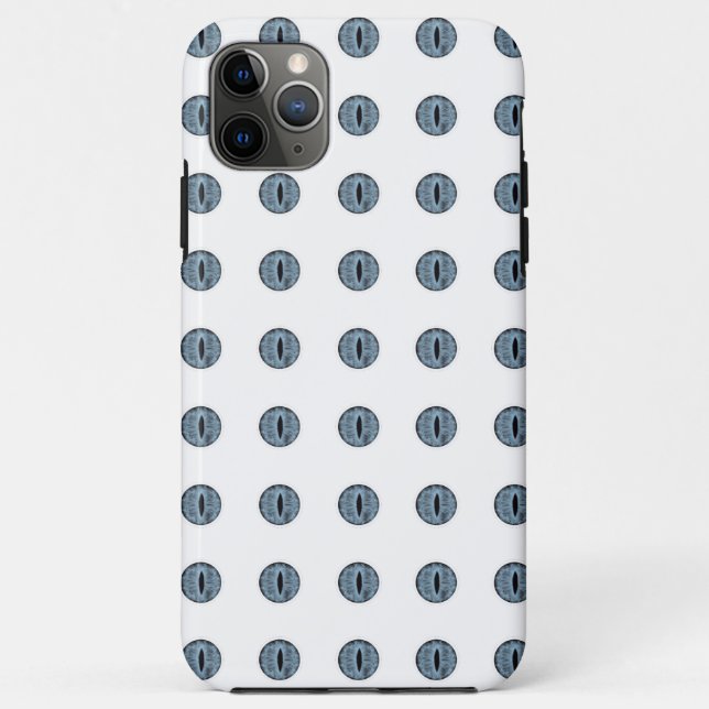 Halloween Blue Polka Dot Eyes Case-Mate iPhone Case (Back)