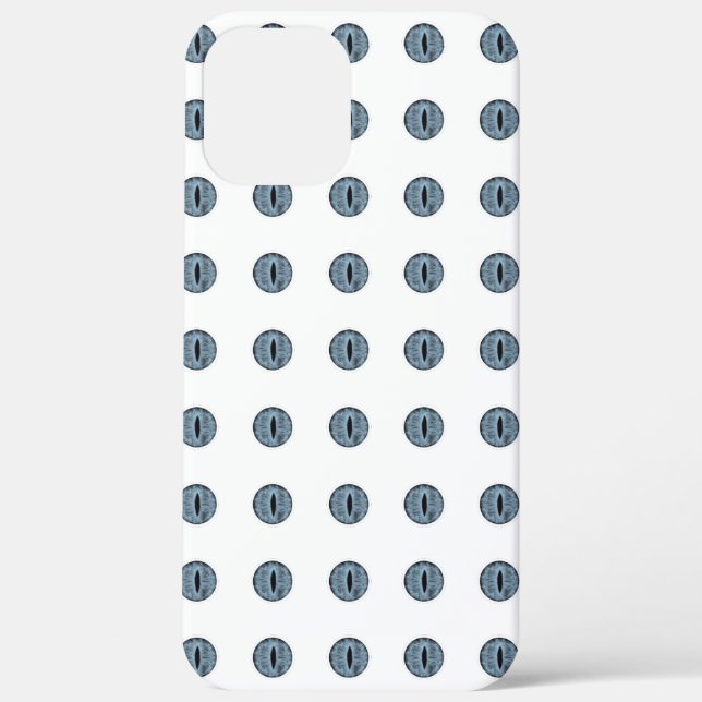 Halloween Blue Polka Dot Eyes Case-Mate iPhone Case (Back)