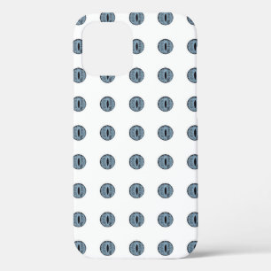 Halloween Blue Polka Dot Eyes iPhone 12 Pro Case