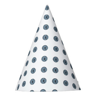 Halloween Blue Polka Dot Eyes Party Hat
