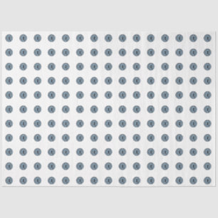 Halloween Blue Polka Dot Eyes Tissue Paper