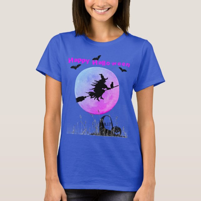Halloween Blue T-Shirt (Front)