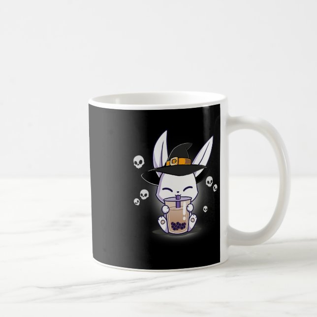 Halloween Bo Bunny Kawaii Anime Witch Bunny Bo  Coffee Mug (Right)