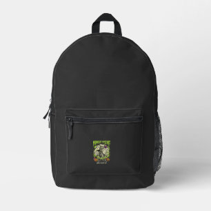 Halloween Bone Rider Mischief Printed Backpack