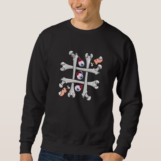 Halloween Bones Game Sweatshirt (Front)