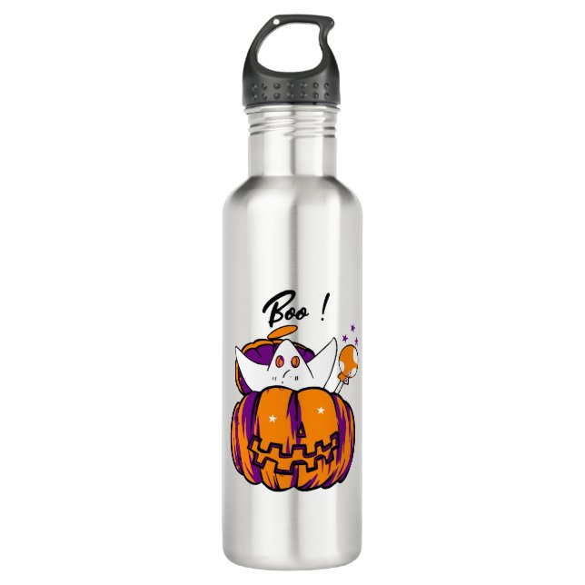 Halloween Boo                         710 Ml Water Bottle (Front)