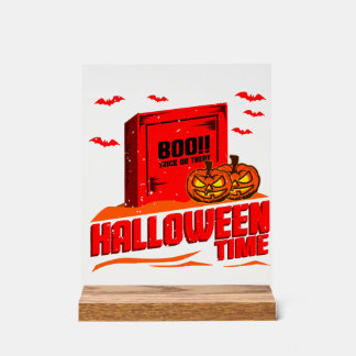 Halloween Boo Acrylic Sign
