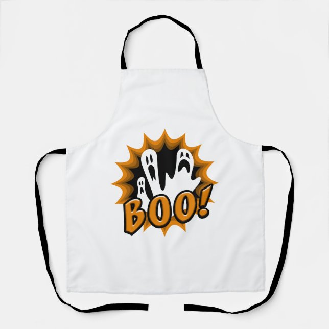 Halloween Boo! Apron (Front)