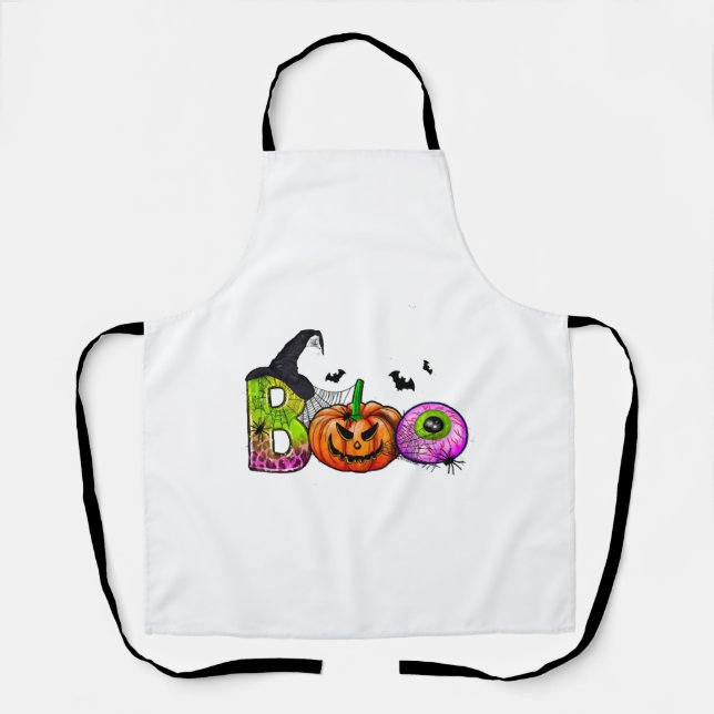 HALLOWEEN BOO      APRON (Front)