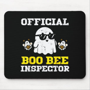 Halloween Boo Bee Inspector Funny Costume Men Mouse Mat