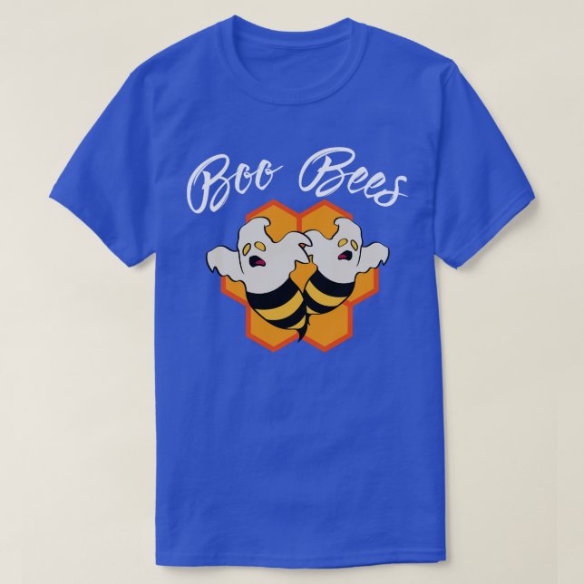Halloween Boo Bees Boo Costume T-Shirt (Design Front)