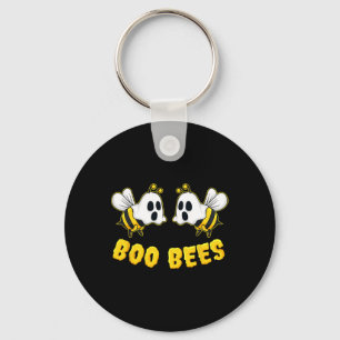 Halloween Boo Bees Matching Couples Fun  Key Ring